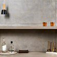 Artscape Cemento & Gold Line 24x48 wall tile