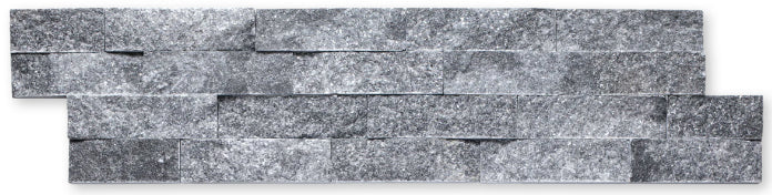 charcoal glint Ledger Panel Split Face Textured Wall Tile