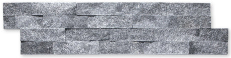 charcoal glint Ledger Panel Split Face Textured Wall Tile