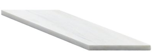 Bianco Dolomite Premium Chevron 3x12 floor tile