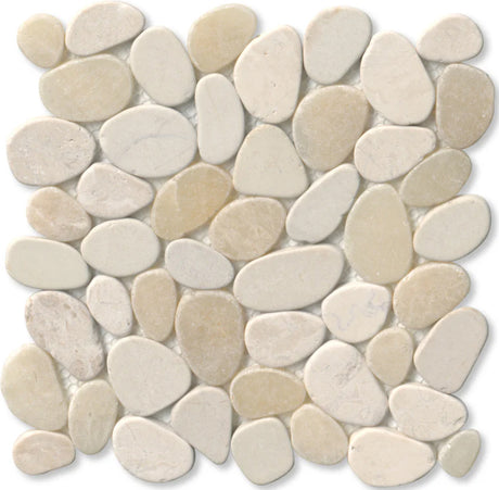 citrine Level Honed Pebble Tile