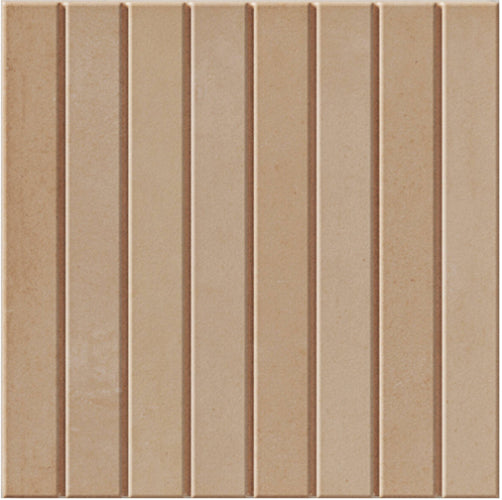 clay Raster Porcelain Tile Fine Lines Matte 6x6