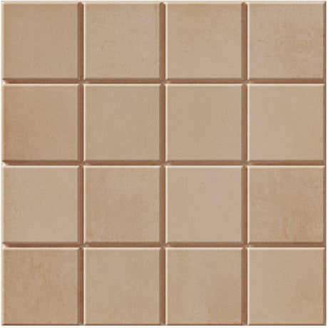 clay Raster Porcelain Tile Grids Matte 6x6
