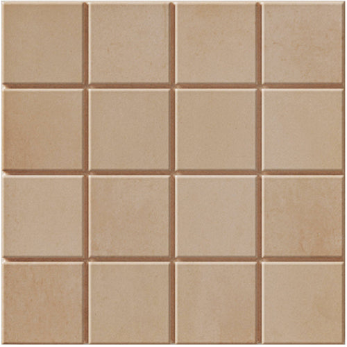 clay Raster Porcelain Tile Grids Matte 6x6