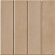 clay Raster Porcelain Tile Lines Matte 6x6