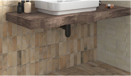 Italian terracotta subway tiles 2x6