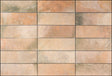 dark subway tiles 2x6 terracotta italy