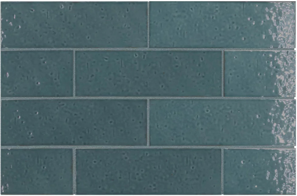 Kalma Deep Blue Porcelain Tile 2.5x8 single tiles