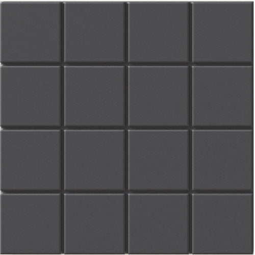 deep blue Raster Porcelain Tile Grids Matte 6x6