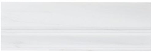 Bianco Dolomite Premium Base Molding 4x12 wall tile