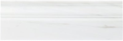 Bianco Dolomite Premium Base Molding 4x12 tile