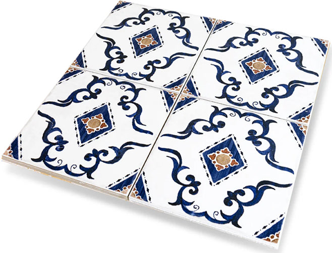 navy blue  backsplash tile dragonera