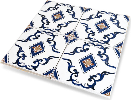 navy blue  backsplash tile dragonera