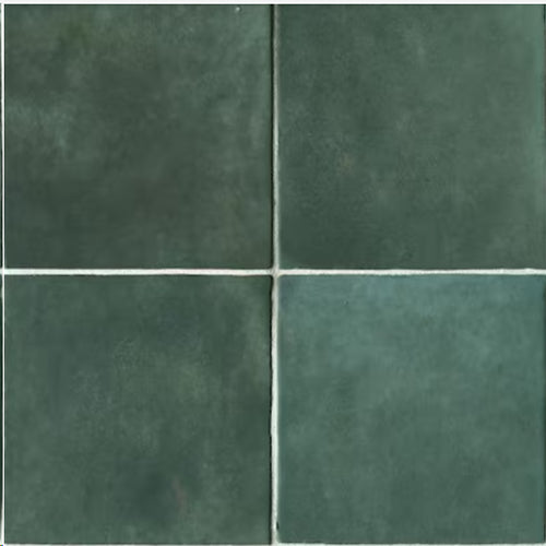 Imperial Cali Porcelain Tile Fern Glossy 5" x 5"