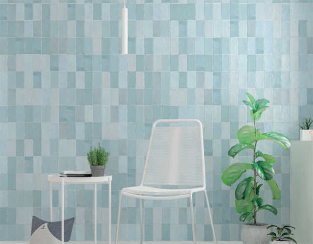 aqua Fez Ceramic Field Tile Matte 2.5x5