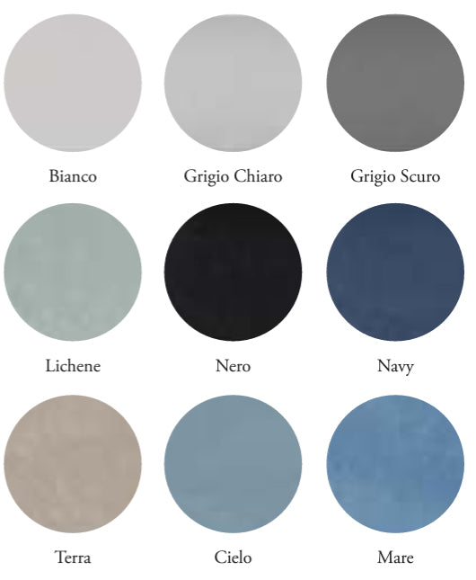 Florentia 2.4x12 Matte Porcelain Picket color chart