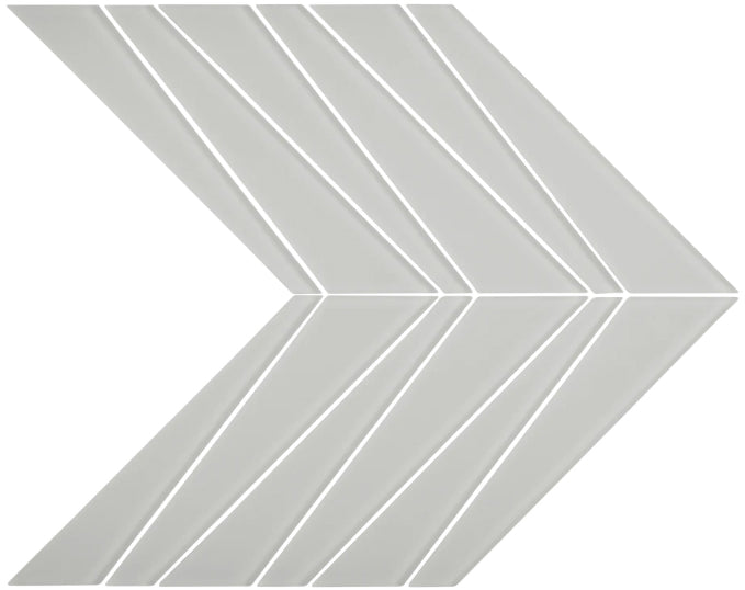 fog Palms Matte Glass Mosaic Tile
