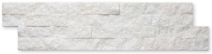frost white Ledger Panel Split Face Textured Wall Tile