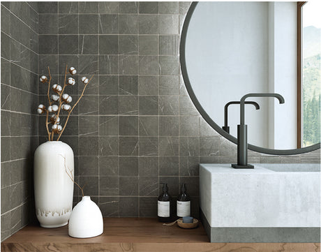 gea charcoal wall tiles