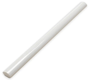 white 0.4" x 12" grace ceramic miter edge trim