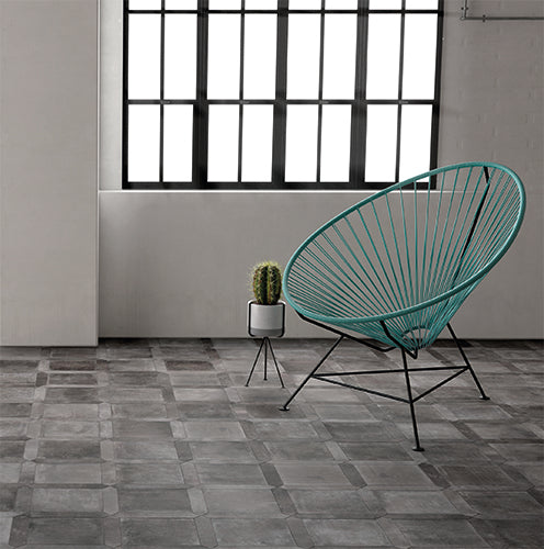 graphite Chateau Mestizaje Tile 7x7