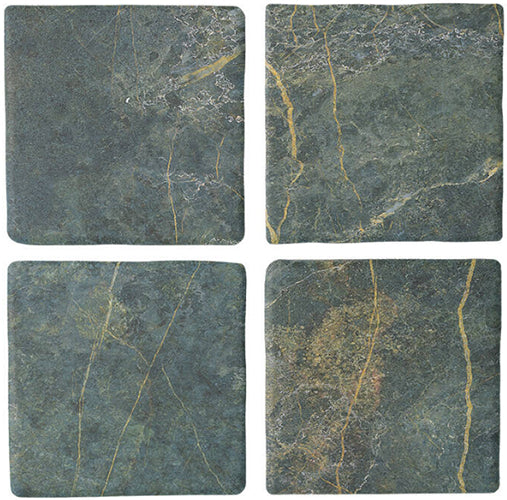 green marble look tiles
