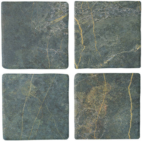 green marble look tiles