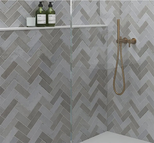 calpe greige subway tiles 2x6