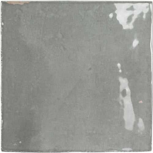 grey Zellige Porcelain Tile Gloss 5x5