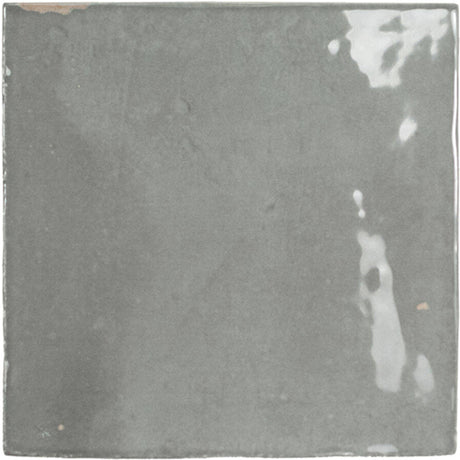 grey Zellige Porcelain Tile Gloss 5x5