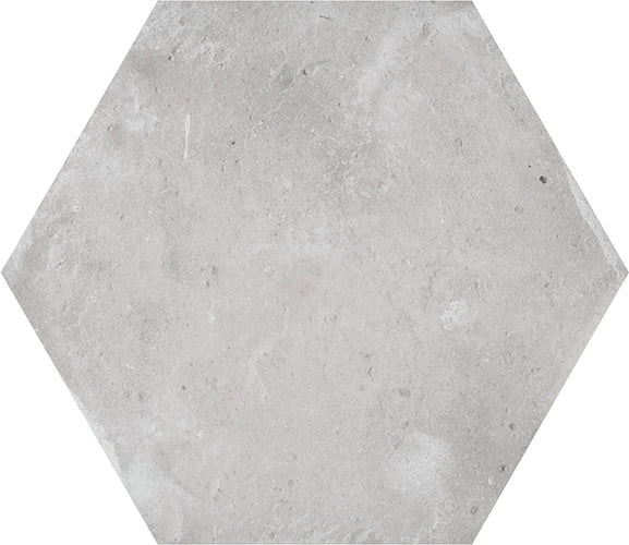 grey Cottage Hexagon Porcelain Tile 5.5x6.3