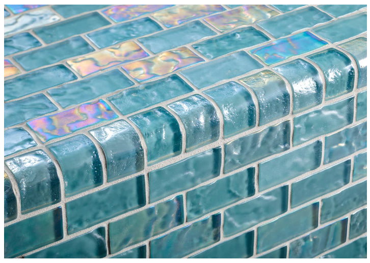 hazy wave trims V Cap Strip Lava Mosaic Trim Finish