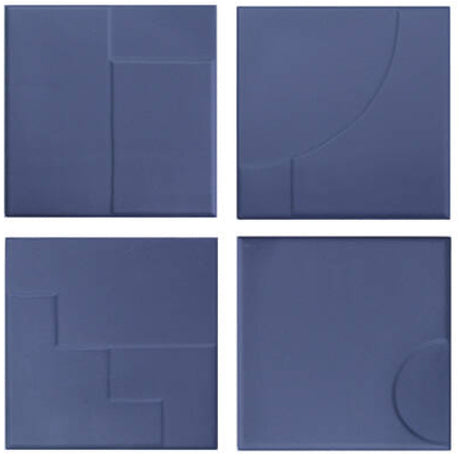 indigo Casbah Decor Mix Field Tile 5x5