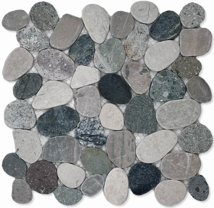 juniper Level Honed Pebble Tile