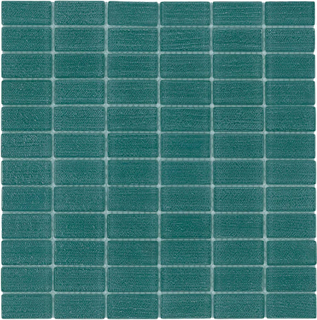 lagoon 1"x2" Straight Set Cascade Mosaic Tile