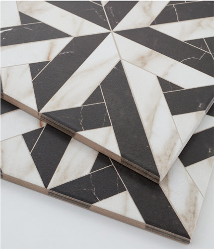 Marble Star Porcelain Tile Matte 8x8