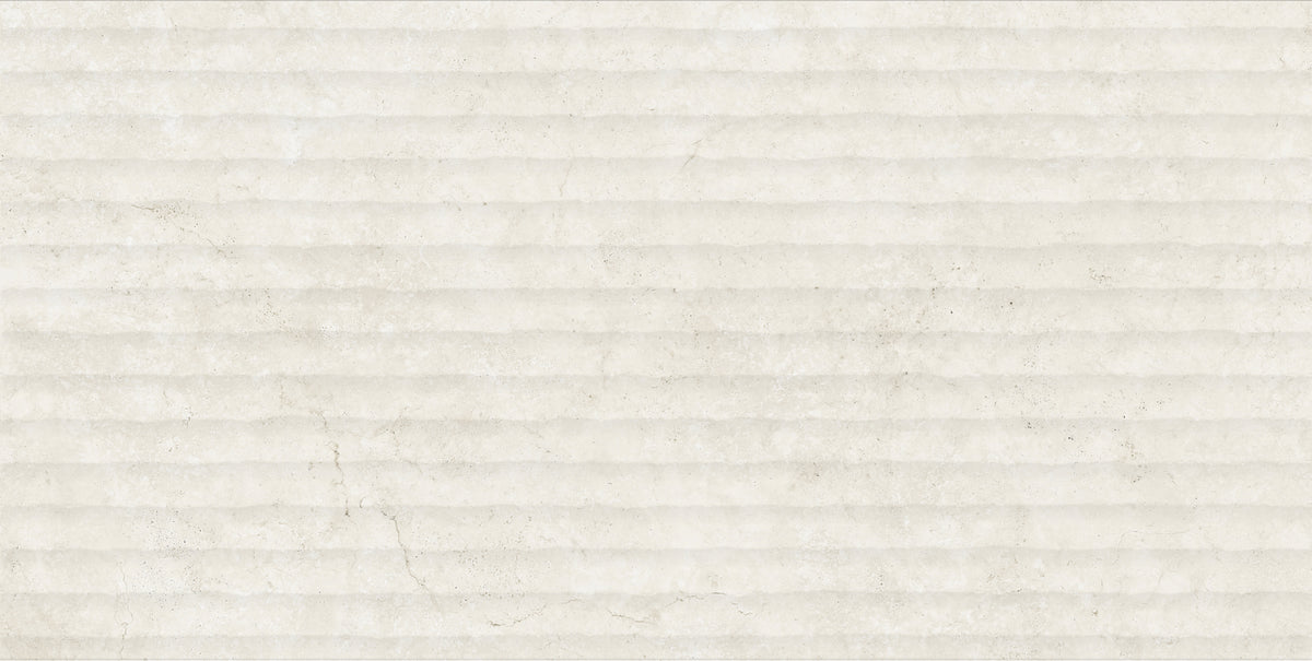 Tivoli Cc 24x48 Undulated Deco Cc Classic porcelain tile