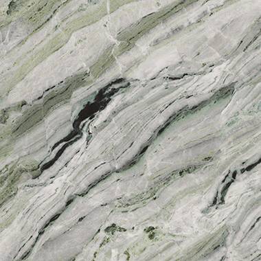 Infinito River Jade Glossy 64" x 128" Porcelain slab, Side B