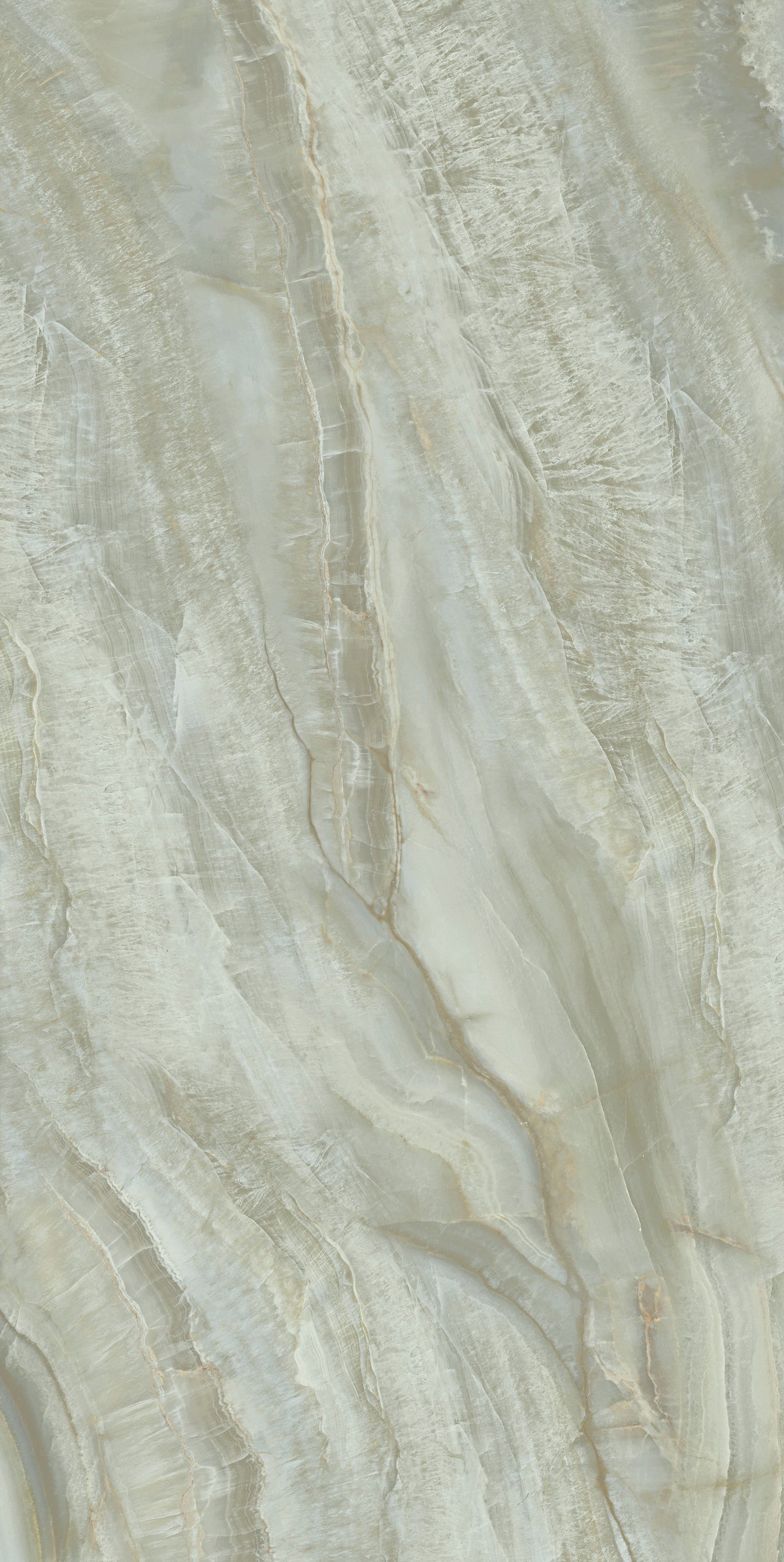 Glam Green Polish 63" x 126" Porcelain slab, Side B
