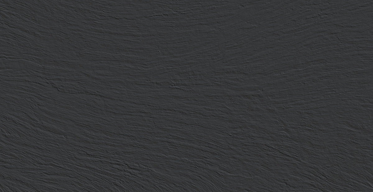 Ardesia Nero Spacco Structured 64" x 128" Porcelain slab
