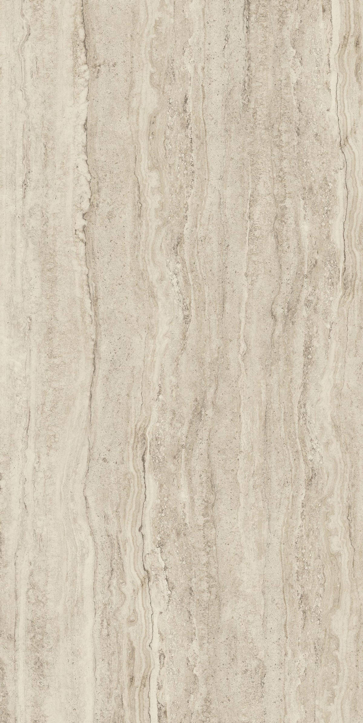 Travertino Stone Beige Structured 63" x 126" Porcelain slab, Side B