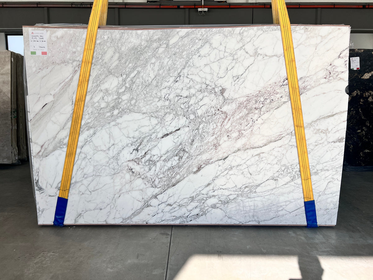 Calacatta Vagli Marble Honed 71" x 116" Natural Stone slab