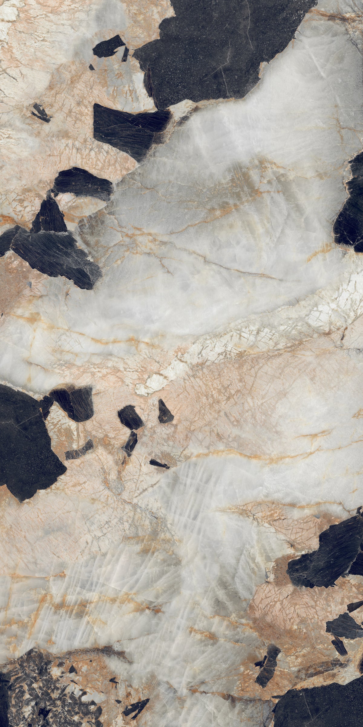 Colorado Polish 63" x 126" Porcelain slab, Side B