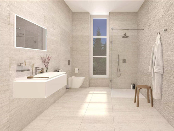 Mosaico Nantes Caliza tiles