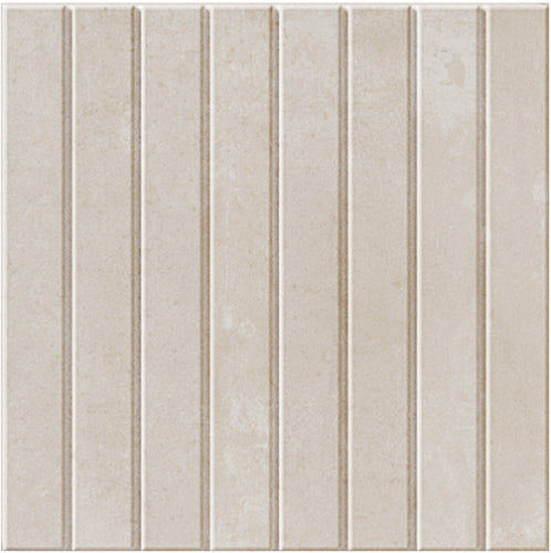 off white Raster Porcelain Tile Fine Lines Matte 6x6