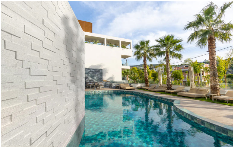 Precipice Corner 4 pc set Dimensional Wall Tile