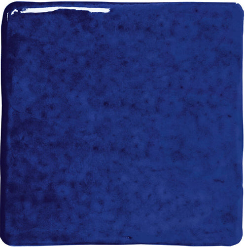 indigo gloss Roots Porcelain Field Tile Glossy 4.3x4.3