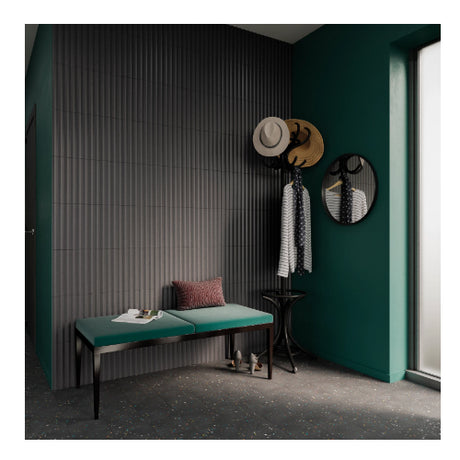 stone graphite wall tile