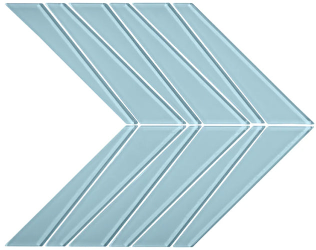Palms Gloss Glass Mosaic Tile