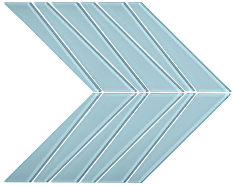 Palms Gloss Glass Mosaic Tile